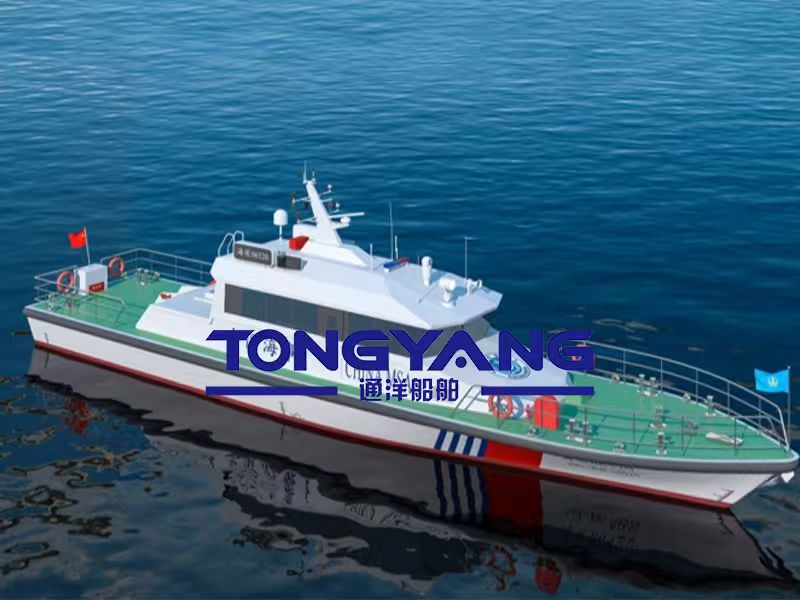 Jiangsu Maritime Safety Administration's 20-meter patrol boat was successfully launched